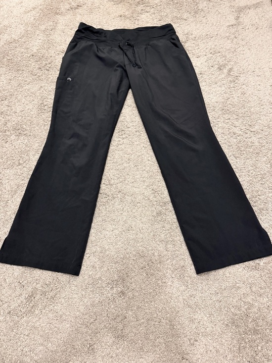 BARCO ONE Black Straight-Leg Scrub Pants with Drawstring Waist - Picture 3 of 7